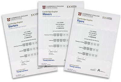 Cambridge YLE Certificates
